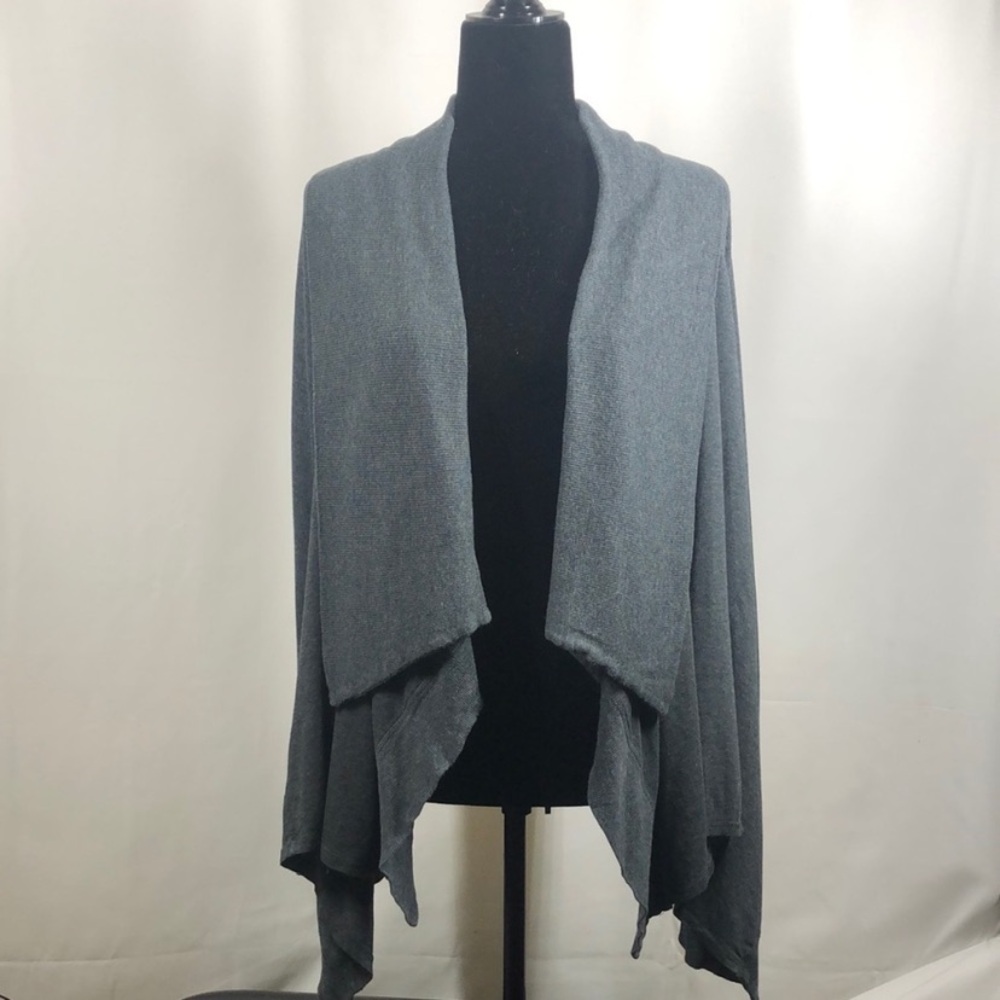 Calvin Klein performance Charcoal Draped Poncho